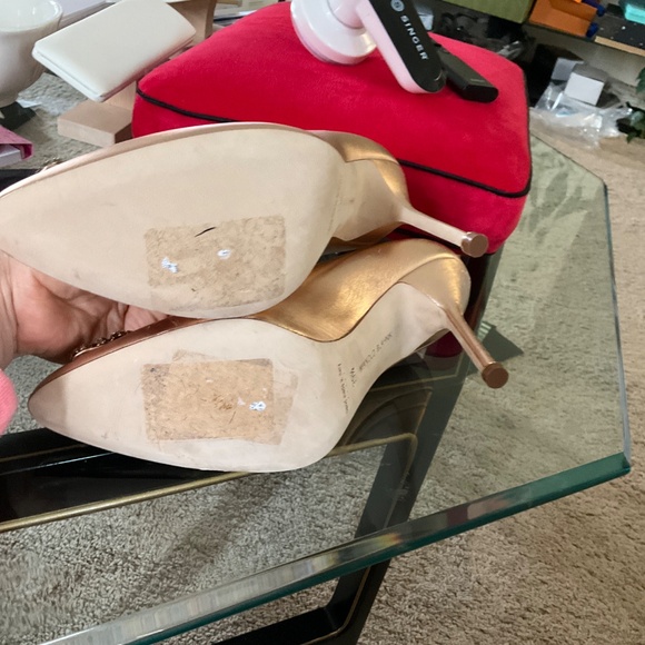 Manolo Blahnik Copper Hangisi Heels - Picture 10 of 14
